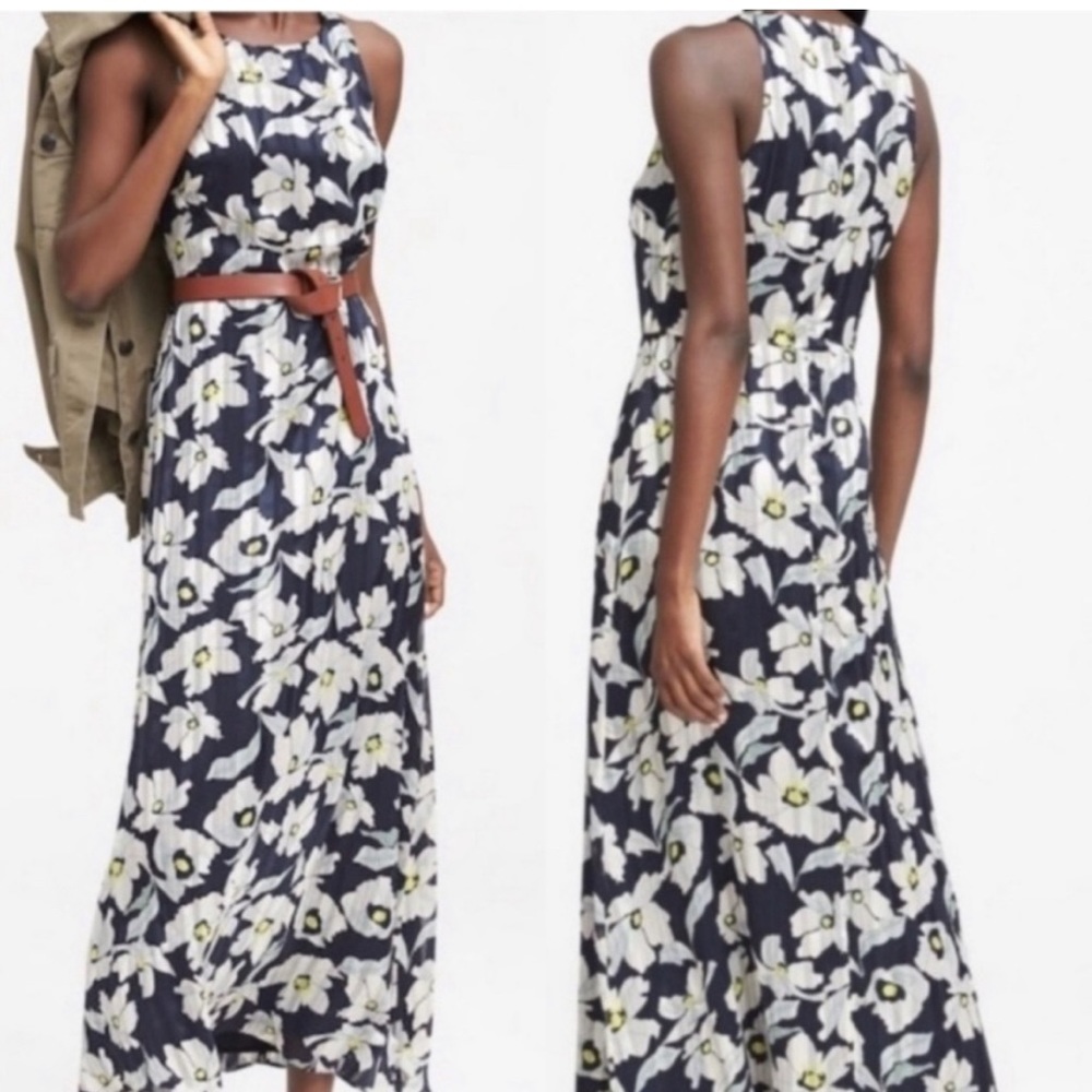 Banana Republic || flowered maxi dress